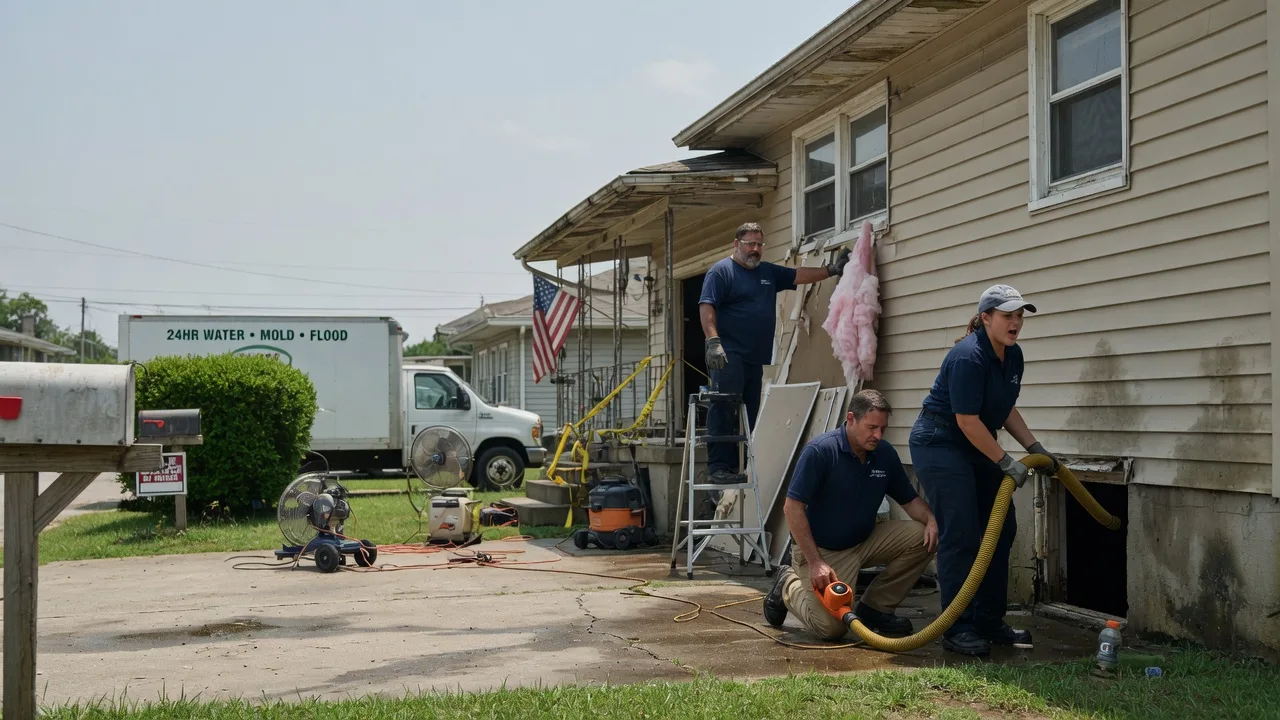 Water Damage Repair in Woodbury, PA near me